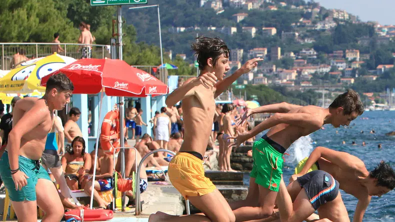 Un tuffo ai Topolini di Barcola