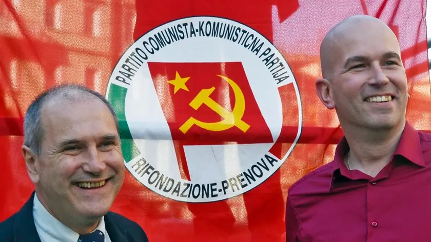 Lasorte Trieste 04/05/16 - Piazza della Borsa, Rifondazine Comunista, Ferrero, Furlanic