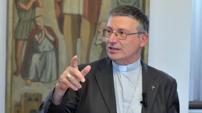 Il vescovo di Trieste, Enrico Trevisi. Foto Bruni