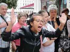 Lasorte Trieste 14/06/18 - Piazza Unità, Regione, Manifestazione per Sostegno al Reddito