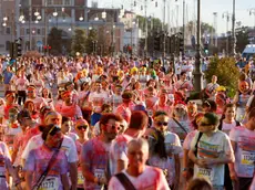 Il corteo colorato della Color Run (Silvano)