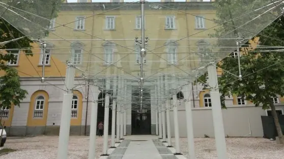 Il cortile interno dell'ospedale Maggiore in una foto di repertorio