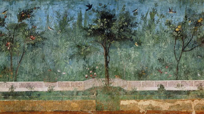 L’affresco della villa di Livia Drusilla, moglie dell’imperatore Augusto