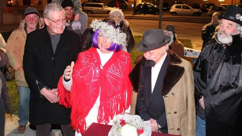 Bumbaca Gorizia 12.02.2015 Matrimonio Carnevale Milojka Bepo Zanet Fotografia di Pierluigi Bumbaca