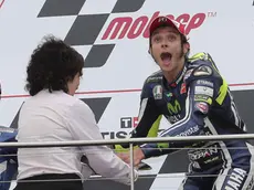 Una bella espressione di Valentino Rossi