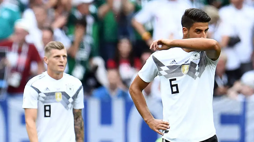 17.6.18, WM 18, MOSCA,GERMANIA-MEXICO 0-1 nella foto: DELUSIONE TEDESCHI