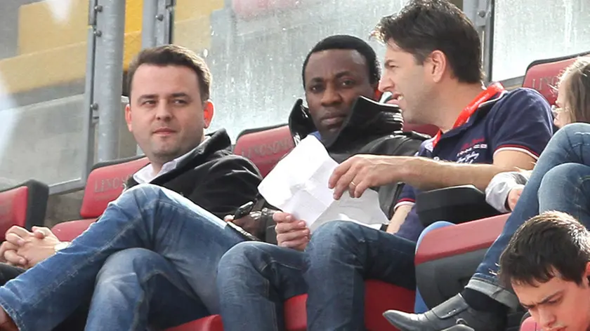 Lasorte Trieste 06/04/14 - Calcio Serie D, Triestina - Vittorio Falmec, Mehmeti, Mbock