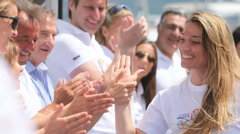 Lasorte Trieste 15/06/14 - Porto S.Rocco, Stelle Olimpiche, Margherita Granbassi