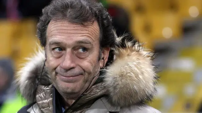 President of Cagliari, Massimo Cellino, looks on prior the Italian Serie A soccer match Cagliari Calcio vs Juventus FC at Ennio Tardini stadium in Parma, Italy, 21 December 2012..ANSA/ELISABETTA BARACCHI