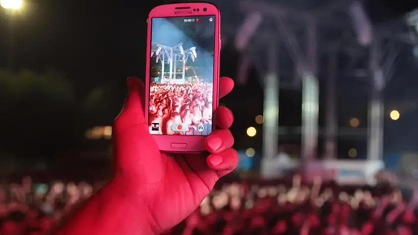 Una fotografia scattata con il telefonino