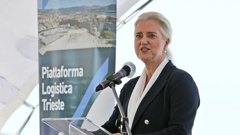 La ceo di Hhla Angela Titzrath. Foto Lasorte