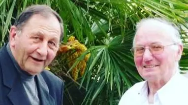Don Fausto Furlanut e Antonio Bon, per tutti “Toni Quarin”