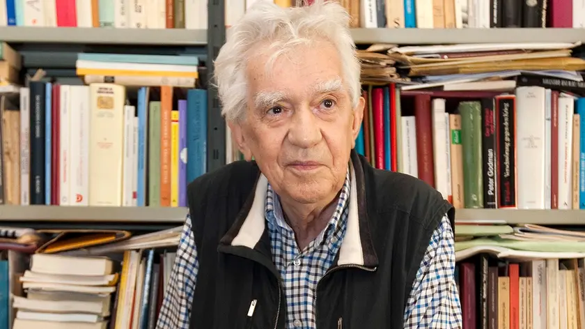 Silvano Trieste 29/08/2013 Giovanni Miccoli nel suo studio a Trieste