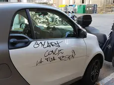 Lasorte Trieste 09/08/18 - Viale III Armate, Scritte su Auto, Writer