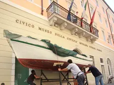 Lasorte Trieste 12/06/15 - Via Torino, Barca per Museo Civiltà Istriana Fiumana Dalmata, IRCI