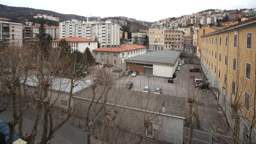 La caserma della Polstrada che sarà interessata dai lavori di riqualificazione