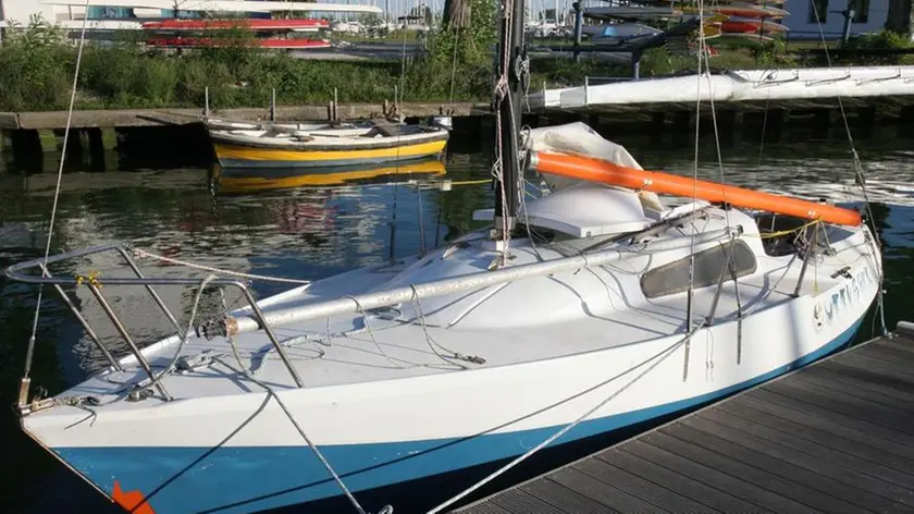 La barca a vela Cutty Sark in cui Pòrcile perse la vita durante la regata Monfalcone-Portorose