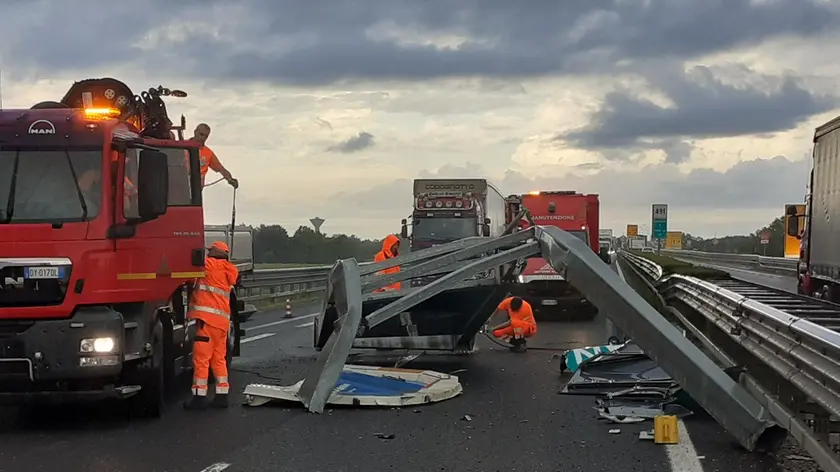 L'incidente che ha bloccato la a4