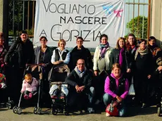 Una delle tante manifestazioni svoltesi nel passato per tutelare il Punto nascita di Gorizia