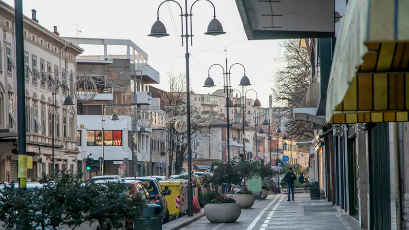 Via Duca d'Aosta, dove è avvenuto l'ultimo colpo (BOnaventura)