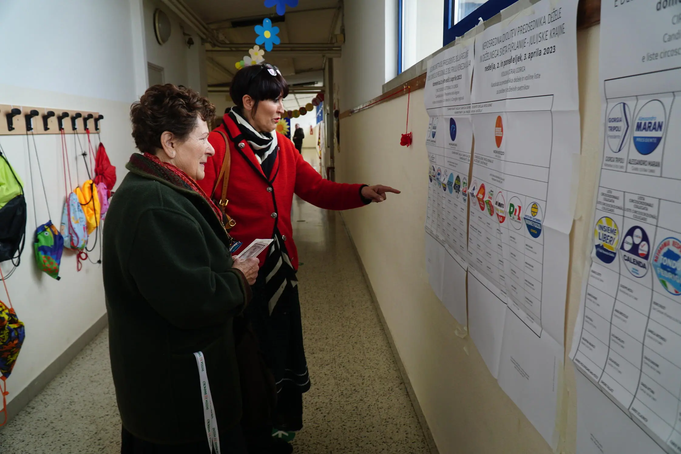 Uno dei seggi in regione (Bumbaca)