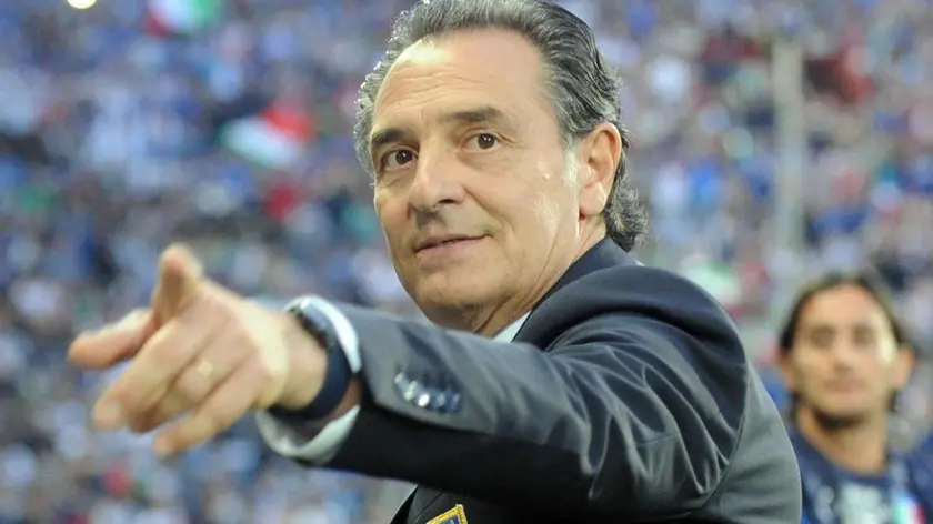 Italy's soccer national team head coach Cesare Prandelli during the friendly soccer match Italy-Luxembourg, at Renato Curi Stadium, Perugia, central Italy, 04 June 2014. ANSA / Gian Matteo Crocchioni
