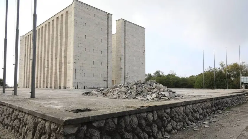 Bumbaca Gorizia 12.10.2019 Medea, lavori Ara Pacis © Foto Pierluigi Bumbaca