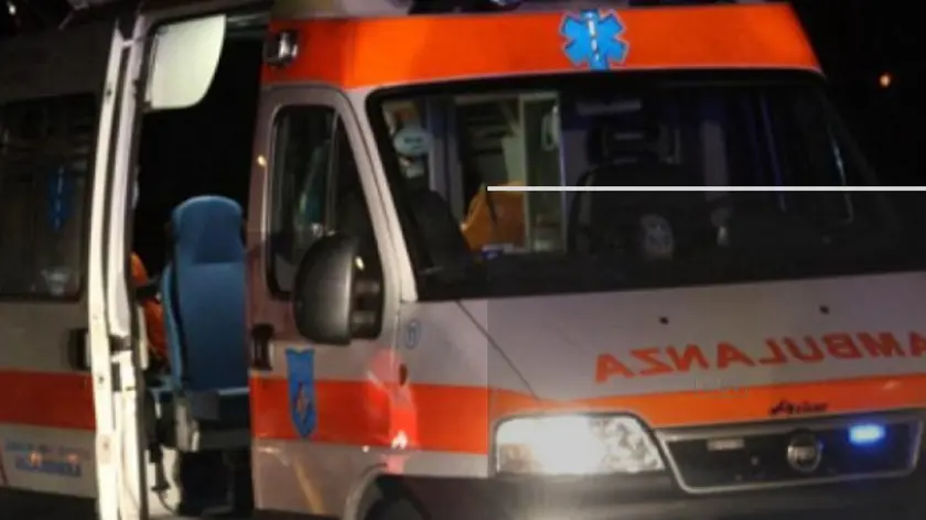 Un'ambulanza in una foto di repertorio