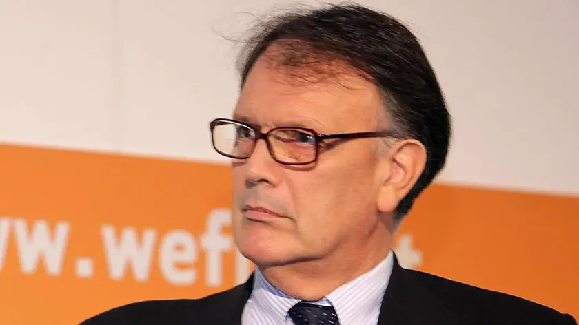 Giovanni Serpelloni, Capo Dipartimento Politiche Antidroga della Presidenza del Consiglio dei Ministri, a San Patrignano (Rimini) durante la giornata dedicata al tema della 'Emozione e informazione' ai WeFree Days in programma nella comunita' Riminese, 06 ottobre 2012. ANSA / Ufficio stampa San Patrignano +++ NO SALES +++ EDITORIAL USE ONLY +++