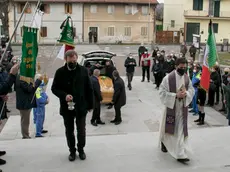 Bonaventura Monfalcone-12.03.2021 Arrivo salma Don Renzo-Chiesa di Santo Stefano-Vermegliano-Ronchi dei Legionari-foto di Katia Bonaventura