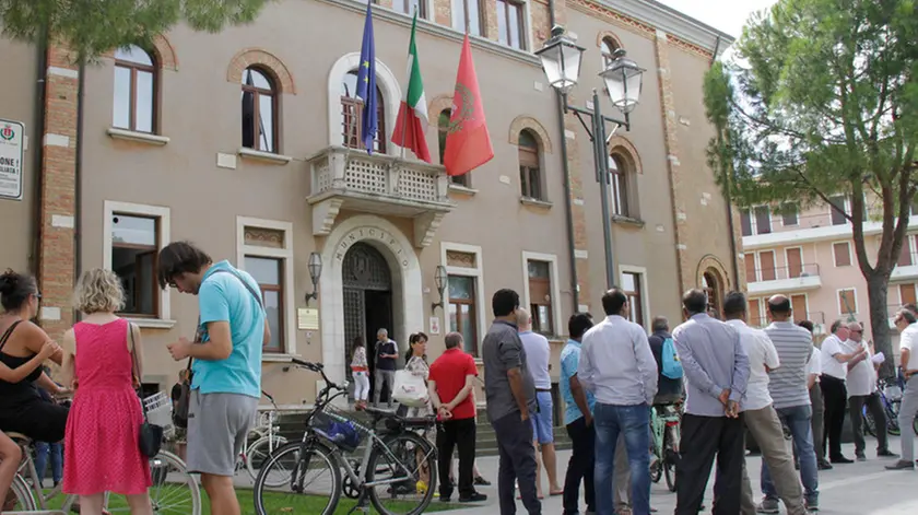 Bonaventura Monfalcone-13.09.2018 Consiglio comunale e protesta per aumento tassazione-Grado-foto di Katia Bonaventura