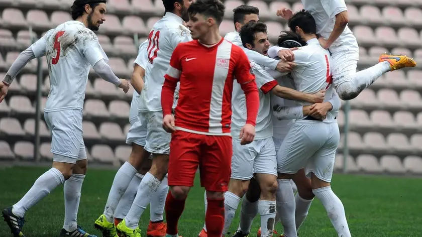 Foto BRUNI 07.02.16 Unione Calcio-Tamai--gol 1-0 Unione