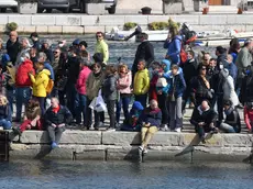 Foto BRUNI Trieste 10.10.21 barcolana 2021: l'arrivo di Arca, la vincitrice