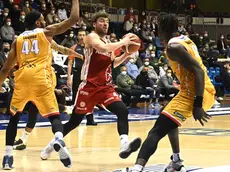 Foto Bruni Trieste 25.01.22 Allianz basket TS- Pesaro: l'ultima, di Fernandez