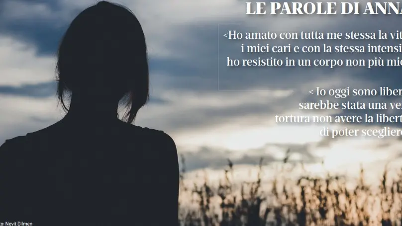 Le parole di Anna prima di morire