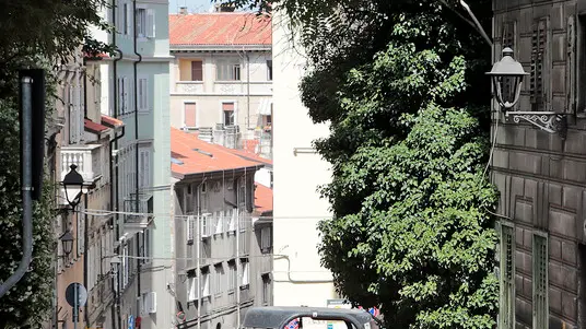Silvano Trieste 2019-06-11 I cantieri a Trieste, via San Michele, Ginnastica, Piazza Liberta', Largo Santos, via Filzi, Milano, Hortis