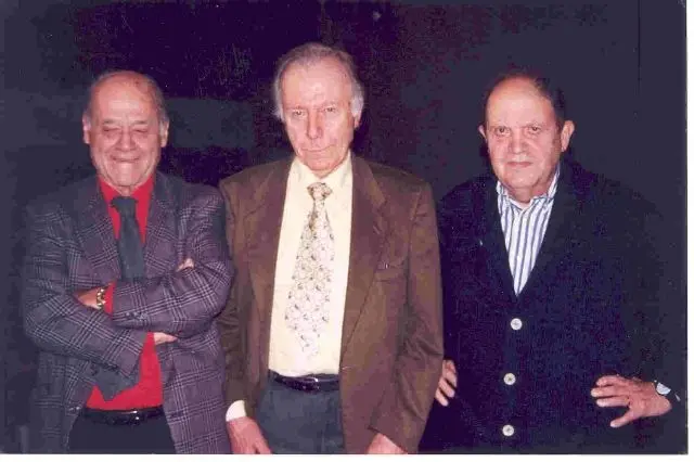 Callisto Cosulich (al centro) con Franco Giraldi e Tullio Kezich