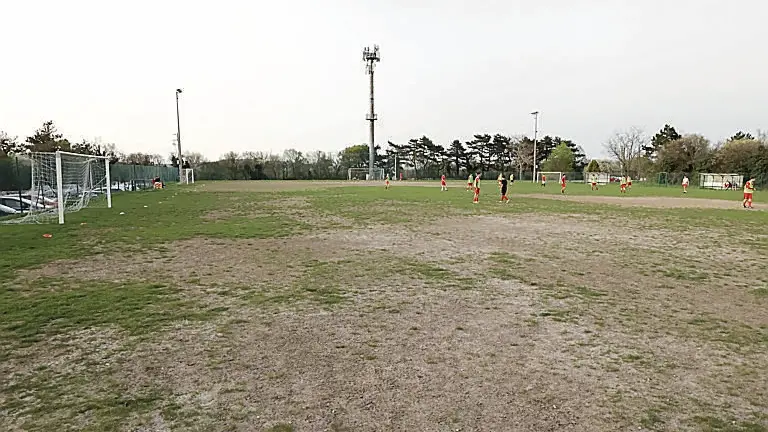 Basovizza, uno dei campi dello Zarja (Foto Lasorte)