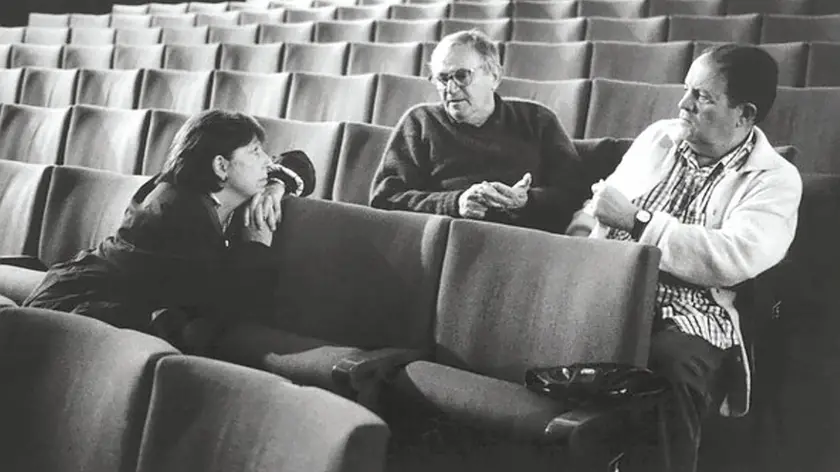 Tullio Kezich e Alessandra Levantesi con Francesco Macedonio