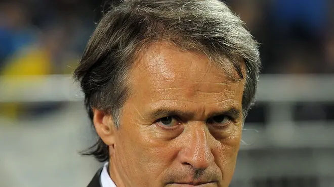 Novara coach Attilio Tesser during the Italiana Serie A match Novara-Roma, at Silvio Piola stadium in Novara, on 5 november 2011. ANSA / FABIO BOZZANI