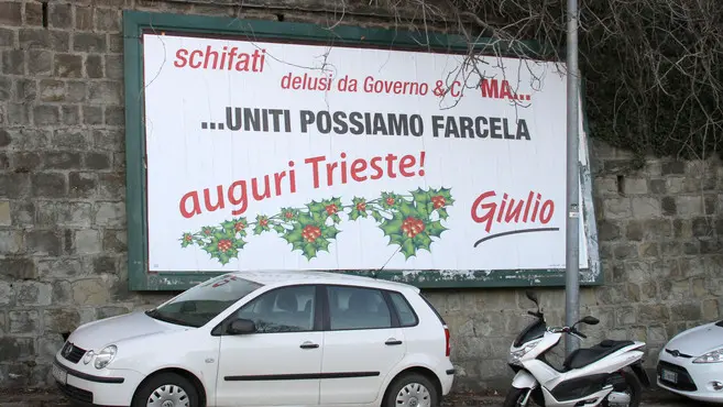 Lasorte Trieste 19/12/12 - Via Cantù, Manifesti Giulio