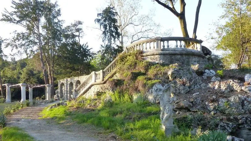 Bumbaca Gorizia 19.04.2018 Parco Coronini disboscamento giardino © Fotografia di Pierluigi Bumbaca