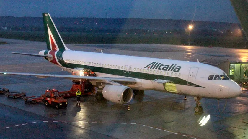 Un aereo Alitalia