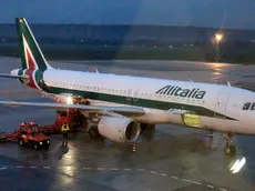 Un aereo Alitalia