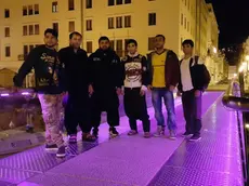 La foto scattata a Trieste, sul Ponte Curto, da uno degli appartenenti alla cellula terroristica sgominata a Bari