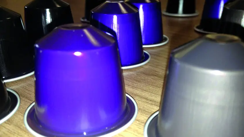 Capsule da caffè che Turriaco si appresta a recuperare