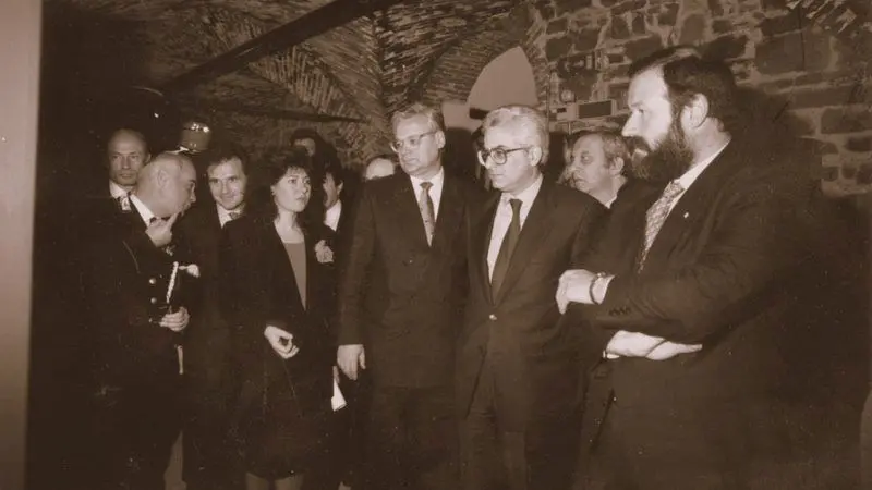 Mattarella inaugura a Gorizia nel 1990 il Museo della Grande guerra