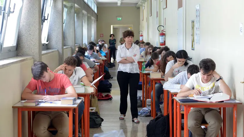 Il tama d'italiano al Petrarca di Trieste (foto Bruni)