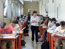 Il tama d'italiano al Petrarca di Trieste (foto Bruni)