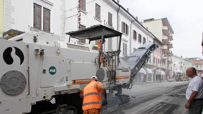 Bonaventura Monfalcone-23.06.2014 Lavori in corso-Via IX Giugno-Monfalcone-foto di Katia Bonaventura